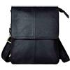 Le'aokuu Uomini Vera Pelle Viaggio Marsupio Fanny Belt Hip Bum Borsa a tracolla piccola 8713 (8713 Nero)