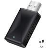 Rpanle Adattatore CarPlay Wireless, Converte Cablato in Wireless, USB e Type-C Plug and Play, Connessione Stabile, Compatibile con Auto dal 2016 e iOS 10+
