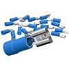 AUPROTEC 10x Connettore Femmina 1,5-2,5 mm² blu 4,8 mm FDD Capicorda Preisolati PVC Connettori Crimp Ottone Stagnato Terminali per Cavi Fili Elettrici