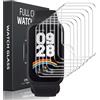 Kokio 8 Pezzi Pellicola Protettiva per Xiaomi Smart Band 9 Active,TPU Pellicole Protezione per Xiaomi Smart Band 9 Active,HD Trasparente Flessibile Senza Bolle Auto Guarigione Morbido Tocco Sensibile