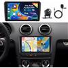 Inefala 4G+64G Autoradio Android 15 per Audi A3/S3/RS3 2003-2012 | 9 Pollici Touchscreen, Wireless CarPlay, BT, GPS, WiFi, RDS/FM, EQ, SWC, Retrocamera, Mic