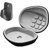 SRLWMYI Custodia compatibile con Logitech Mx Master 4 / Mx Master 3 / Mx Master 3s, custodia rigida in EVA, antiurto, antipolvere, impermeabile, con cerniera, per riporre il mouse in viaggio