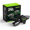 SpinBot BattleMods Apex | Trigger di gioco mobile | Risposta zero lag | 5 volte più veloce con conduzione capacitiva | per BGMI/Free Fire Max/COD Mobile - (nero e grigio)
