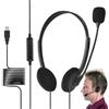 Generic Cuffie over-ear con microfono, cuffie ergonomiche con microfono, cuffie USB over-ear per computer | cuffie stabili, comode e personalizzabili con continuo
