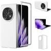 COQUE Custodia per Oppo Find N5,Sottile custodia telefono antiscivolo con schermo pieghevole ultrasottile per Oppo Find N5-Bianco
