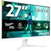 PHILIPS Evnia Gaming Monitor 27M2N3291PL 27 pollici 1920x1080, FHD, 260Hz, Fast IPS Panel, 1ms GtG, (HDMI1x 2.0 DP 1x 1.4) HDR10, G-Sync Compatible Bianco