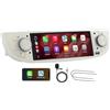 ZUNDION Autoradio per FIAT 500 2007-2015, CarPlay Wireless & Android Auto con sistema Linux, design OEM, Bluetooth 5.0/FM/AM Radio/USB/EQ Audio, DSP, Plug & Play