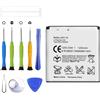 ERYNK BST-38 Batteria di ricambio compatibile con So-ny Ericsson C510 C905 K770i K850i R306, batteria di ricambio con set di attrezzi