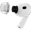 SpinFit AuraFine per AirPods Pro 3 - Auricolari e adattatori brevettati in silicone con nucleo Aura-Rib a doppia densità per stabilità dinamica e maggiore comfort (un paio) (auricolari installati) (MS