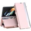 COQUE Custodia a libro in pelle Samsung Galaxy Z Fold 6, Supporto, Chiusura magnetica, Slot per pennino, Cover pieghevole per Samsung Galaxy Z Fold 6-Rosa