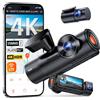 VANTRUE N4 Pro S Dash Cam 3 Canali 4K HDR Anteriore Interna Posteriore | STARVIS 2, HDR, WiFi 5GHz, GPS. Visione notturna IR per Taxi/NCC. Monitoraggio parcheggio, controllo vocale, Max 1TB