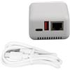 GYZOUKA Server di Stampa di Rete USB 2.0, Server di Condivisione di Stampa LAN con in Rete Wireless, per XP IOS (Spina europea)
