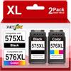 DOREINK PG-575XL CL-576XL Cartuccia di ricambio per Canon 575 e 576 575XL 576XL per Canon PIXMA TS3550i TS3551i TS3750i TR4750i TR4751i TR4755i TR4756i (nero, colore)