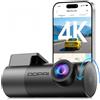DDPAI MINI Pro 4K Dash Cam Auto, Camera 2160P, Ruotabile a 360°, 5.8G WiFi6 | Visione Notturna, 24H Monitor Parcheggio, Controllo App, Registrazione in Loop, Supercondensatore