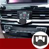 YIWANG Supporto per telefono da auto per BMW X1 X2 F47 F48 2016-2020, nero, in lega di alluminio, supporto per ventilazione, facile installazione, design adattabile, compatibile con iPhone X
