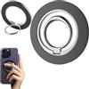 Generic MagSafe - Supporto magnetico ad anello per telefono con rotazione a 360°, per iPhone 17, 16, 15, 14, Air Pro Max Plus, colore: nero