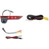 Amxaqjc Telecamera Posteriore Auto Per Ford Per Transit Per Custom (2012-04/2019) Per Transporter Truck Van AHD 1080P LED Luce Freno Telecamera Posteriore Per Veicolo Retrocamera Auto(CVBS add 10m (AV))