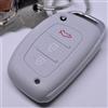 mt key Coperchio di protezione in silicone Grigio per chiavi auto compatibili con Tucson i40 i10 i20 ix35