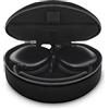 WOOLNUT - Custodia in pelle per AirPods Max: su misura, magnete per modalità a bassa potenza, ricarica interna, esterno in pelle pieno fiore, interno in microfibra super morbida, cerniera in metallo