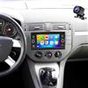 Loddery 2+32G Autoradio Stereo per Ford C-Max 2003-2010 con Carplay Android Auto | Android 14 7 pollici Touch Screen Radio Lettore Multimediale con navigazione GPS FM RDS SWC Mirror Link Split Screen Wifi