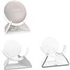 Generic Nest Mini - Supporto da scrivania per mini altoparlante Nest, supporto verticale per altoparlanti, design antiscivolo in silicone (trasparente)