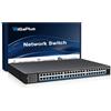 GigaPlus 48 Ports 2.5Gbs Unmanaged Ethernet Switch, 48*2.5Gb Network Switch