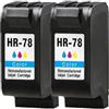 Generic Cartuccia 45 78 Compatibile con HP DeskJet 1220C 3820 | Testo chiaro, colori vivaci, fornitura di inchiostro stabile, stampa affidabile, installazione semplice(2Cl)