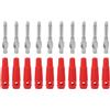 Fafeicy Connettori per Altoparlanti Maschio Impilabili 4mm, 32A 1000V, | Connessione a Vite , Contatti in Rame , capacità per Cavi da 3,5 Mm, Compatibile con Altoparlanti e TV.