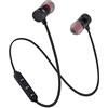 Ekrfxh M9 Auricolari Bluetooth Sport Auricolari HD Stereo Suono con Microfono Magnetico In Ear Cuffie Senza Fili per Corsa Sport, Nero , S