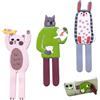 EPMOCN Confezione da 3 supporti per telefono con motivo gatto divertente, grip e base pieghevole, adesivo dorsale, compatibile con iPhone, iPad e Kindle
