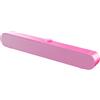 LCCEERD PC Altoparlanti da Gioco, USB 3W Mini Soundbar con 3,5 mm Jack, 3D Suono Surround Portatile Casse per Computer Desktop, Laptop, Monitor (Rosa Cablato)