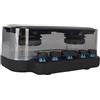 AMONIDA Altoparlante Bluetooth, Trasmissione Audio Veloce IPX5 Altoparlante Bluetooth RGB Impermeabile Luci Abbaglianti per i Viaggi