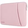 RAINYEAR make life easier RAINYEAR 15,6 pollice Manicotto del computer portatile compatibile con la maggior parte 15,6 Pollice Chromebook Notebook Ultrabook, 16 pollice Ultra sottile lunetta Laptop Borsa protettiva,Rosa chiaro
