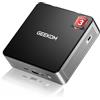 GEEKOM Air12 Mini PC, Intel Alder Lake N150, 16 GB RAM DDR5 SSD 512 GB | 2026 PC per studenti, supporto di 3 anni, supporto 4K, doppio schermo, WiFi 6, HDMI, VESA per aziende e ufficio domestico