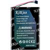 Generic Batteria 1600mAh 361-00121-00, 361-00121-10(463450) | Batteria di ricambio super capiente per riparazione GPS Garmin Edge 830 Edge 530, kit completo di attrezzi incluso