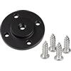 FEICHAO D69mm Magic Arm Collegamento Base 1/4 3/8 Filo per Treppiede Collegamento Parete Tavolo Esterno Tavolo In Legno Base Fissa (D40mm 3/8 Filo)