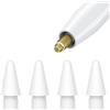 Generic Punte di ricambio compatibili con Apple Pencil 2 Gen iPad Pro Pennino per iPad Pen 1 st Pencil 2 Gen Bianco Confezione da 4
