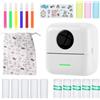 DAJASD Mini Stampante Fotografica, Mini Stampante Termica, Stampante Fotografica Istantanea Portatile, Bluetooth Senza Inchiostro con 8 Rotoli di Cartal, per Studio, Note, Immagini, Foto, Diari