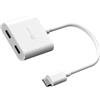 j5create Occhiali AR Adattatore video e di ricarica USB-C, supporto 4K@240Hz, ricarica passante PD fino a 100W, per XREAL, Viture, Rokid, Steam Deck, ROG Ally, Switch, iPhone 17/16/15 (JCA164)
