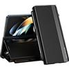 COQUE Custodia a libro in pelle Samsung Galaxy Z Fold 6, Supporto, Chiusura magnetica, Slot per pennino, Cover pieghevole per Samsung Galaxy Z Fold 6-Nero
