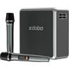 xdobo King Max Altoparlante Bluetooth per karaoke con 2 microfoni wireless, 140 W RMS, impermeabile IPX5, altoparlante portatile per feste, tipo C, 12+ ore di riproduzione