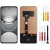 SwarKing Ricambio compatibile con Tecno Spark 30 Pro KL7 (nero senza cornice) Display LCD Touch Screen Digitizer Assembly con strumenti di riparazione
