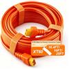 iHaospace 12AWG 16.4FT XT60 Cavo di prolunga femmina a maschio conduttore in rame | Ad alta visibilità arancione connettore modellato in un unico pezzo cinghie in per batteria RC Anker EcoFlow pannello solare