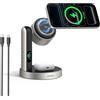 UGREEN MagFlow Pro 2 in 1 Caricatore Wireless Qi2 25W, Ventilatore TEC | Compatibile con iPhone 17-12 Air/Plus/Pro/Max, AirPods 4/3/Pro/2/3, Caricatore MagSafe con Display Intelligente
