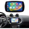 VIBEX | Autoradio per Smart 453 2015-2020, CarPlay wireless, Android Auto, navigazione GPS, schermo touch IPS da 9