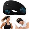 ZRUHIG Fascia Bluetooth per Dormire (Nero) | Traspirante Cuffie Sport Fascia, Cuffie Bluetooth Dormire con Ultrasottili Altoparlanti Stereo, per Dormire, Sport, Viaggi