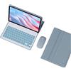 HLTOOP Custodia con Tastiera per Honor Pad X9 11,5 Pollici 2023, Tastiera Wireless Retroilluminata Rimovibile Con Copertura Protettiva,Blue with mouse