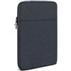 moex Custodia per tablet Lenovo Tab Plus, con cerniera e scomparto per accessori, in tessuto di nylon, morbida imbottita, custodia protettiva minimalista Dash Case, antracite