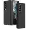 COQUE Custodia per Samsung Galaxy Z Fold 4 Cover, Sottile 3D Curvo Pieno Prepuzio Custodia Pieghevole, Antiurto Custodia Pieghevole per Samsung Galaxy Z Fold4 5G-Fibra carbonio