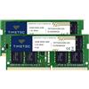 Timetec Hynix IC 64GB KIT (2x32GB) DDR4 3200MHz PC4-25600 Unbuffered ECC UDIMM 1.2V CL22 2Rx8 Dual Rank 260 Pin SODIMM Memoria RAM Upgrade (64GB KIT(2x32GB))